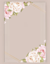 Partecipazioni di matrimonio in plexiglass modello FPLEX58